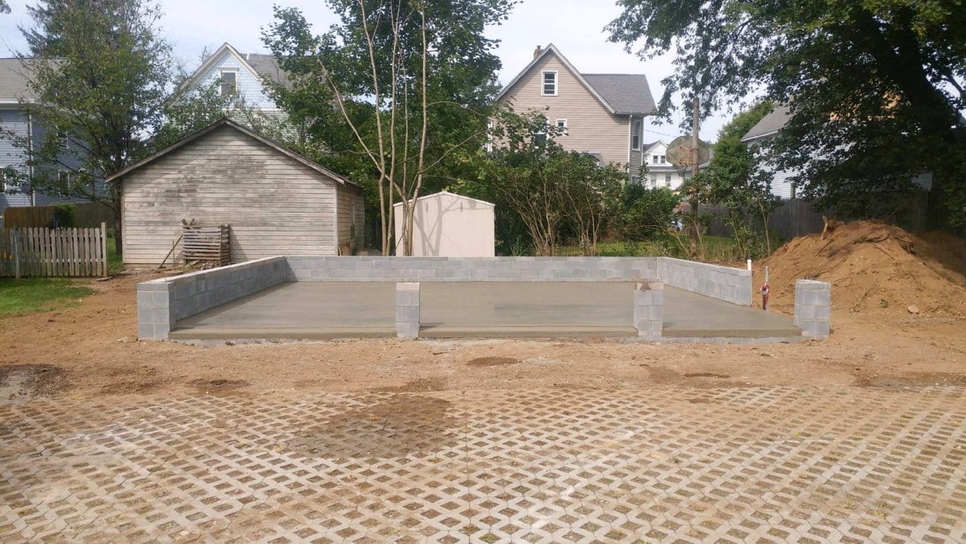 A garage concrete foundation and its appropriate costs.