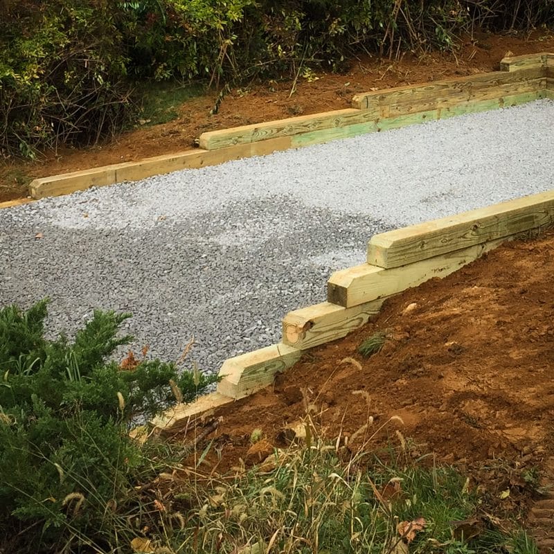 How to install a dig-out gravel shed foundation
