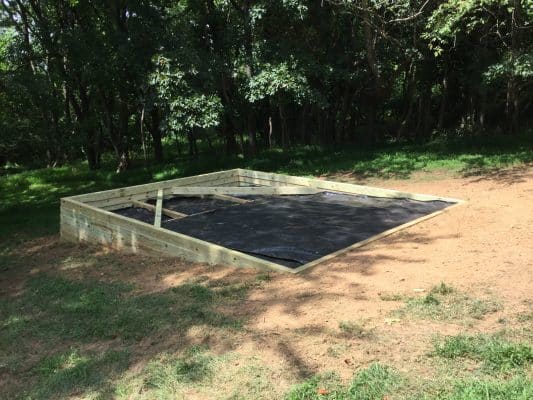 Building a shed foundation in Maryland