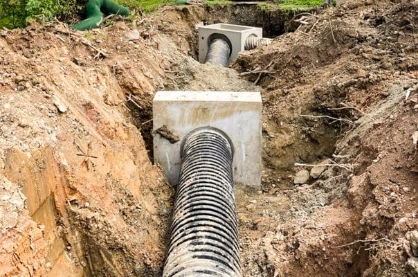 drainage pipes for residential excavation page