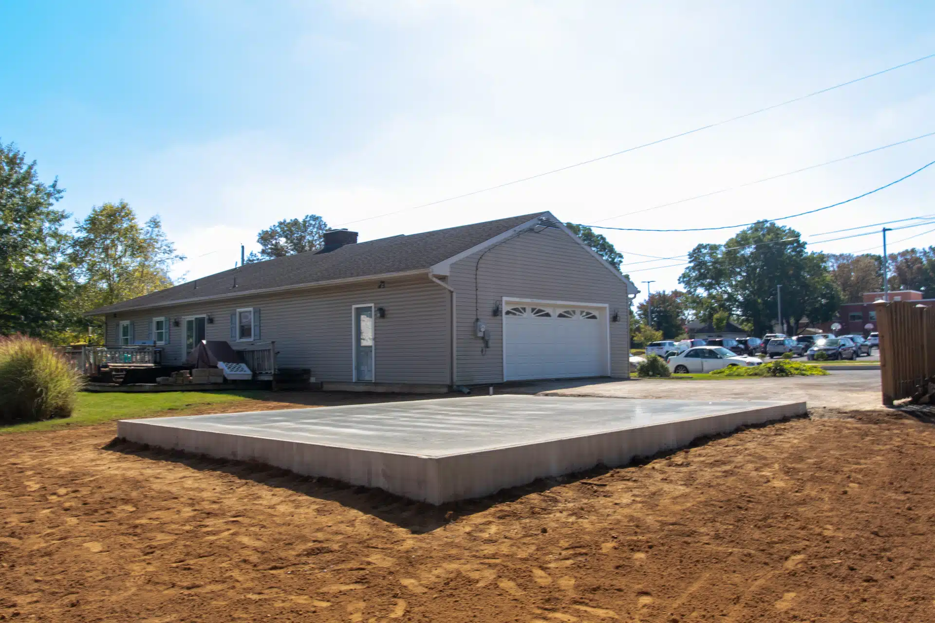 exterior of concrete foundation for sale
