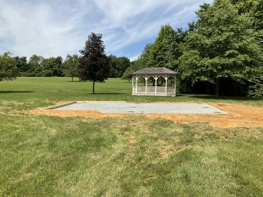 Gravel Shed Foundation and Concrete Piers in Zionsville, PA