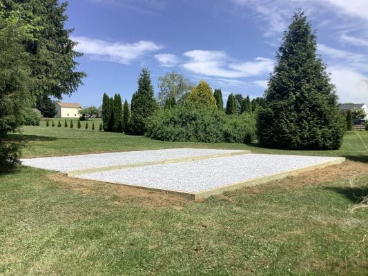Gravel Shed Foundations in Nottingham, PA