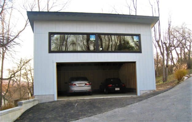 a concrete block garage foundation in harrisburg PA